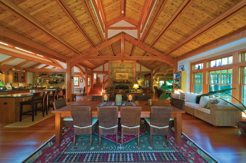 Designed by architect Joseph W. Dick, the house was built by Tiasquam Enterprises.
