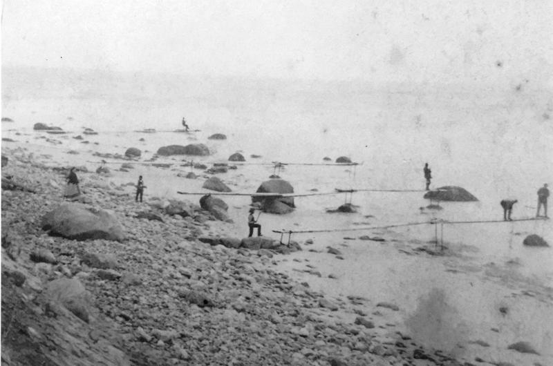 During its heyday there were eight bass stands on the rocks below the clubhouse.