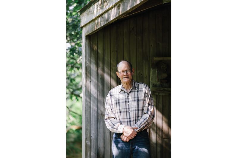 Architect Frederick Noyes, son of Eliot and Molly, at the family home.