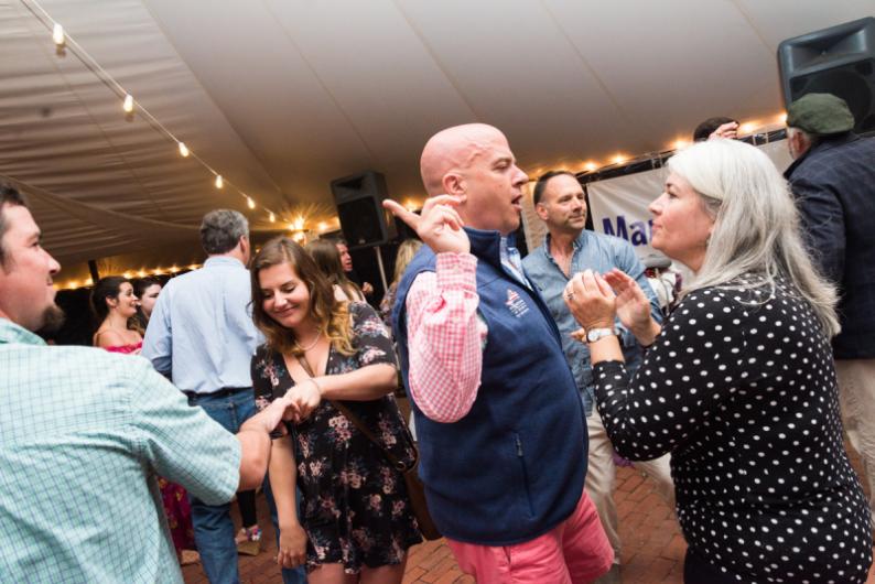 After the awards were announced, it was time to cut a rug.