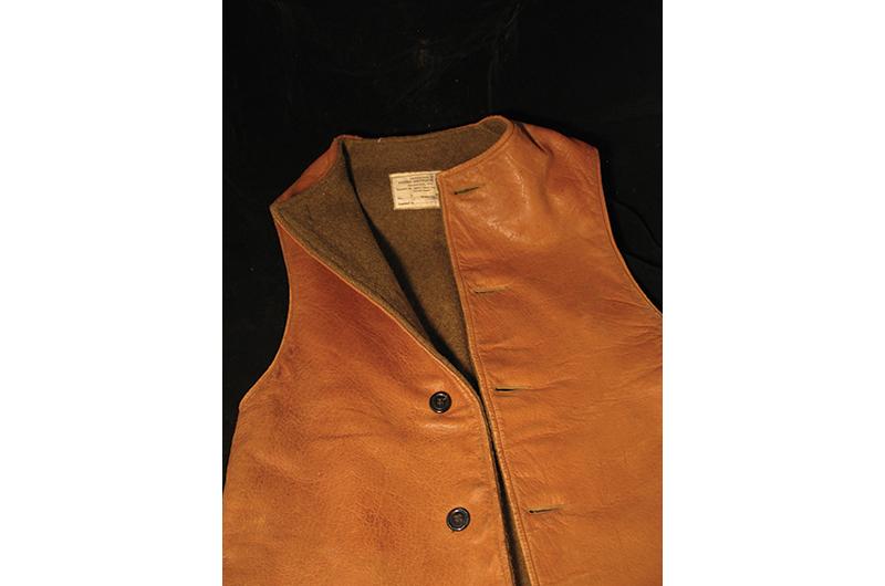 Wool-lined leather vests and Army-issue candles (below) were among the American cargo aboard the Port Hunter.