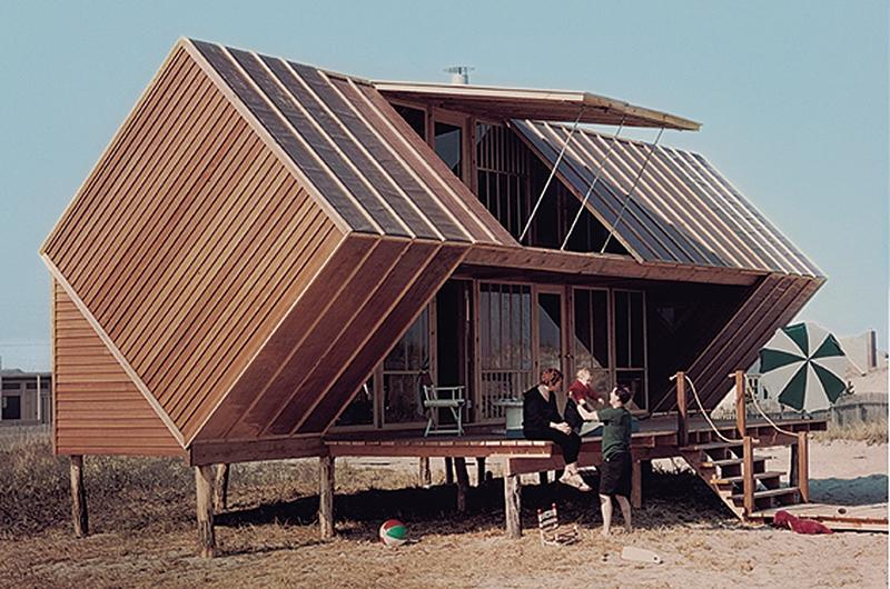 One of Geller's whimsical beach houses.