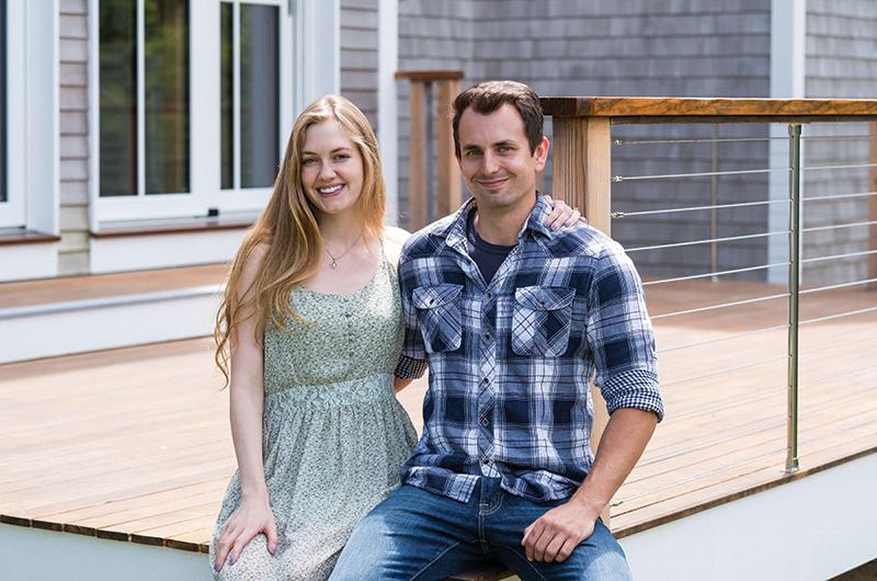 Larsen and Gately met in high school. They are now happily engaged.