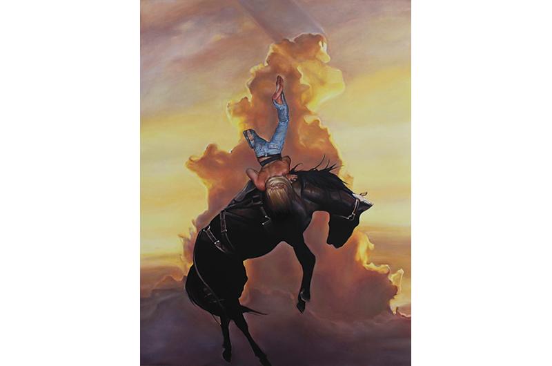 Entrance (Coming of Age series), oil on canvas, 30 x 40 inches.