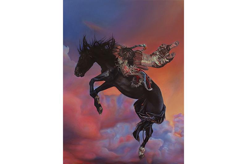 Prom Night (Coming of Age series), oil on canvas, 30 x 40 inches.