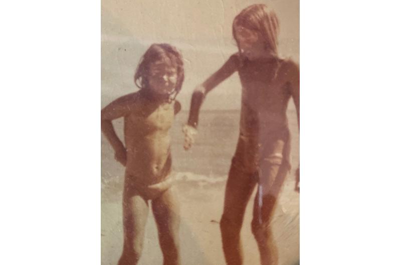 Alexandra and Elizabeth on the Vineyard as young children.