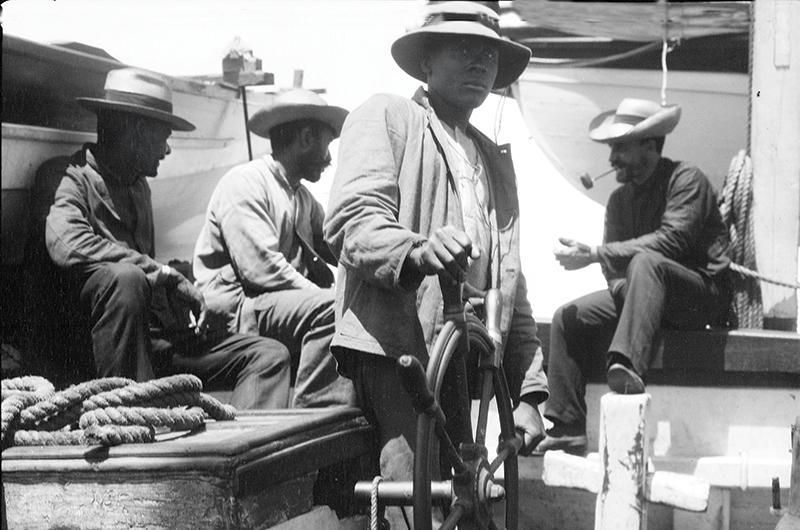 Crew members of color from the photography collection at the New Bedford Whaling Museum.