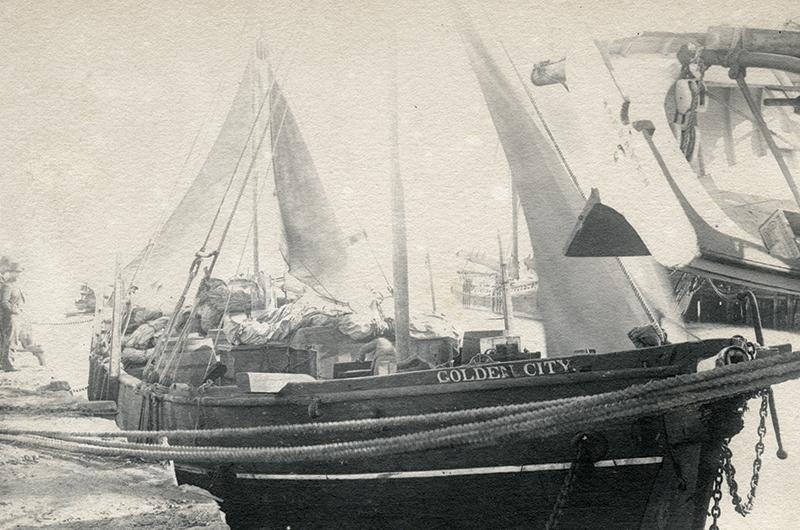 Chappaquiddick’s William A. Martin commanded the Golden City for two of his whaling voyages.