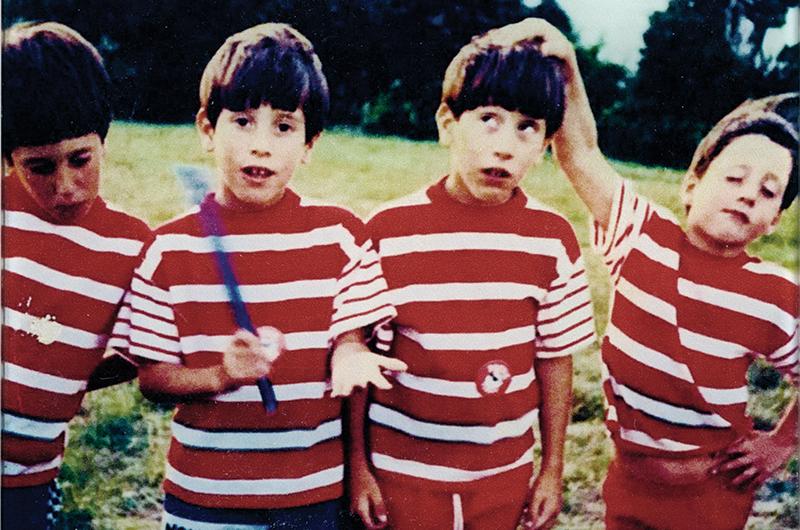 Hamlin’s sons Duncan, Alex, Nick, and Mac.