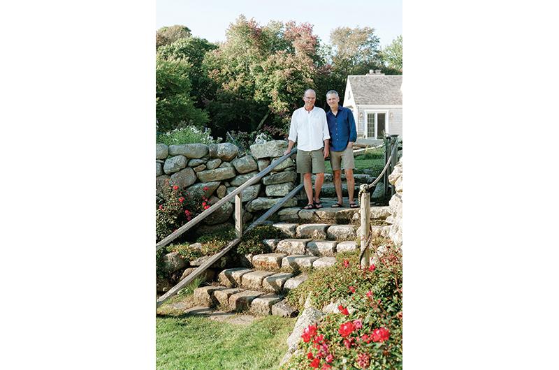The new stewards of the old von Mehren property, Russell Maloney and Jay Schmidt.