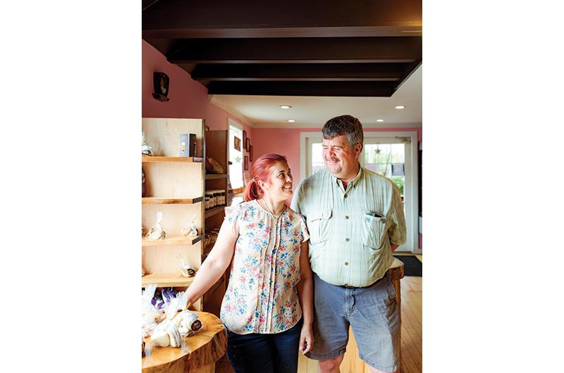 Sonia and Valerio Destefani inside their popular bakery, Sweet Bites.