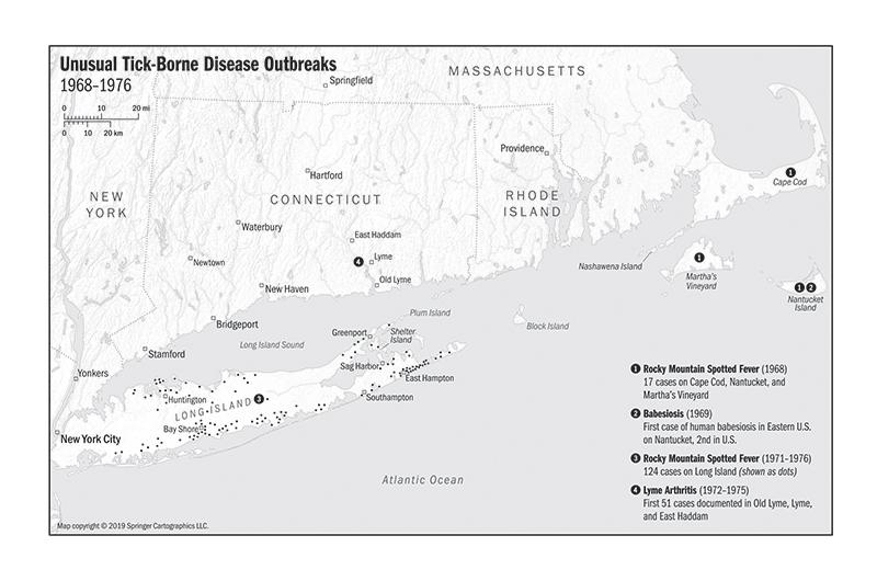 Unusual outbreaks of tick-borne diseases that coincided with the government’s research into the use of ticks as bioweapons.