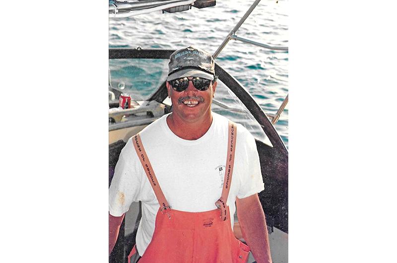 Vanderhoop, pictured here in 1996, has been a charter captain for nearly thirty-five years.