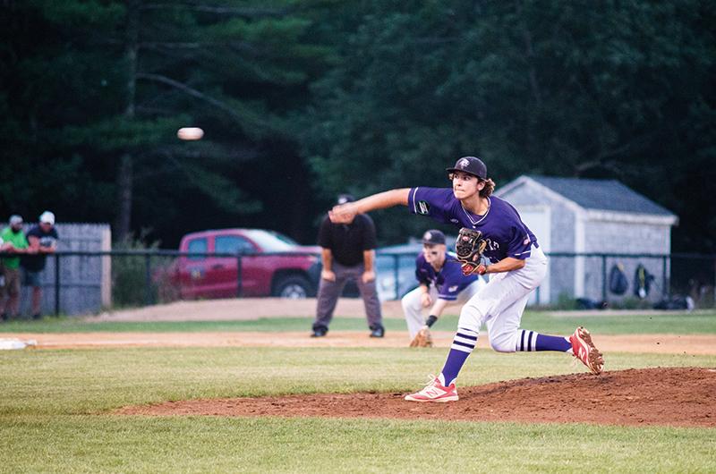 Dalton Ponce on the mound.