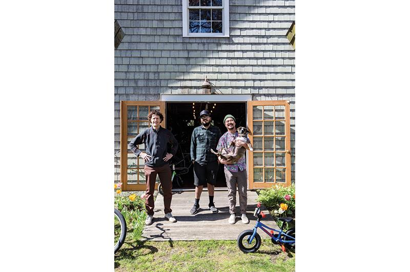 Jon Malone, Omar Avila, and Geoff Tam of Edgartown Bicycles are ready to get you rolling.