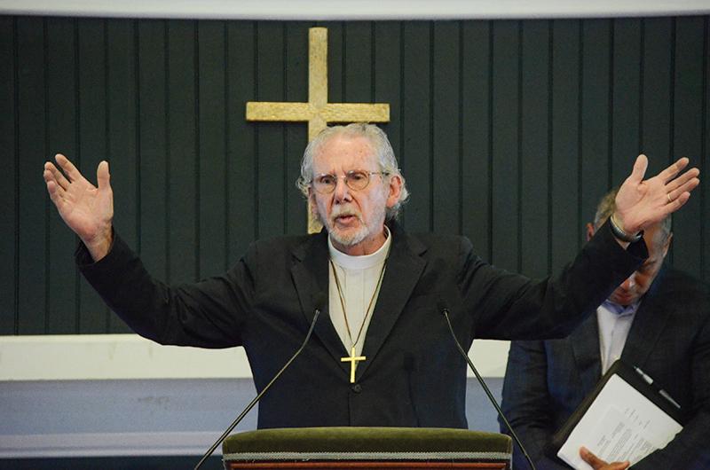 Longtime pastor of the Federated Church in Edgartown John Schule.