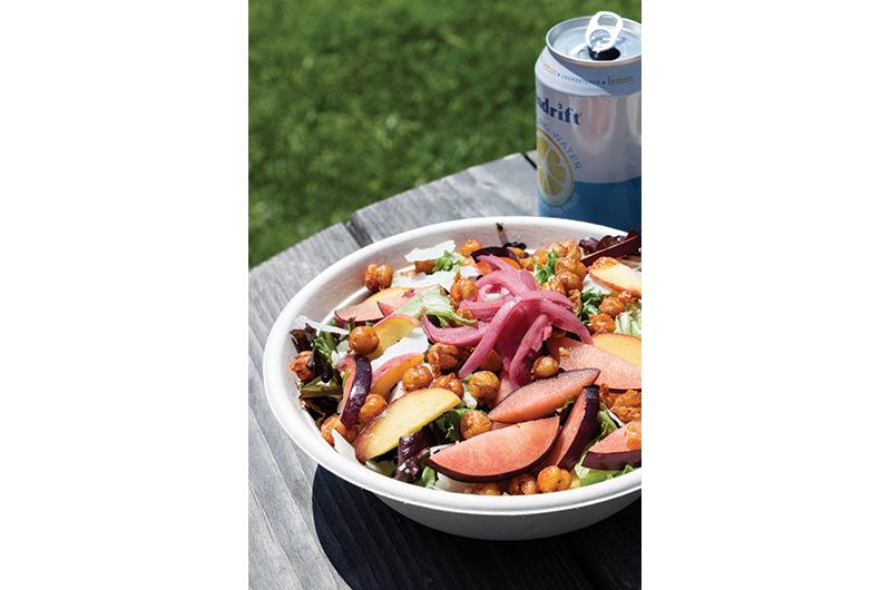 Seasonal salad from Nomans.