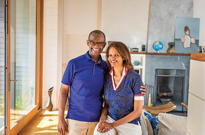 Homeowners Michael and Paula Price.