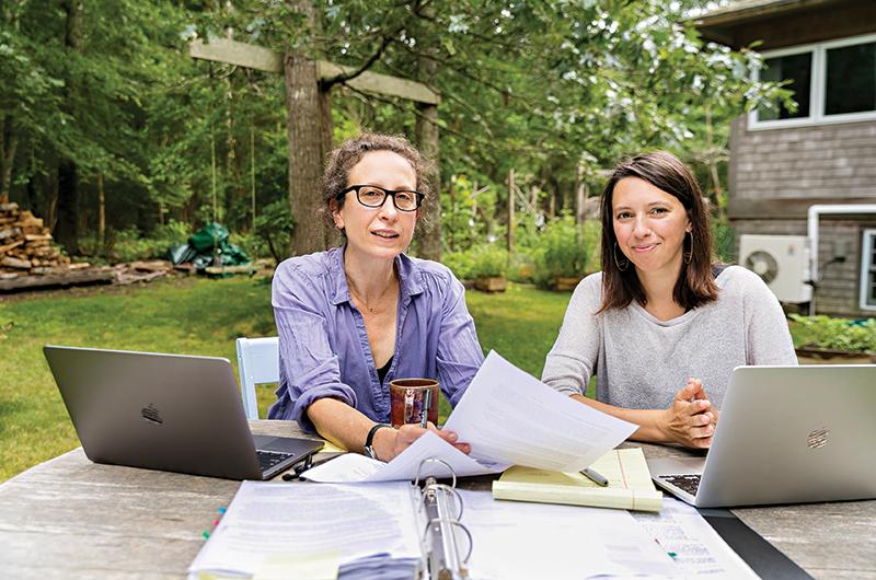 Coalition coordinator Laura Silber and steering committee member Caitlin Burbidge hope to shift perceptions of the housing crisis.