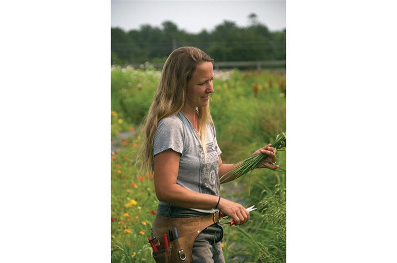 Robyn Athearn has overseen the flower operation at Morning Glory Farm for the past thirteen years.