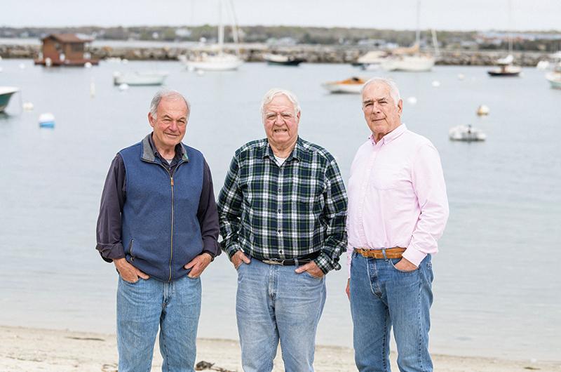 From left: Original commissioners Gregory Coogan, Steve Amaral, and Douglas Cabral.