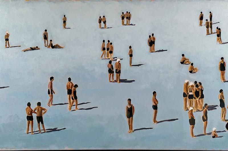 Norton Point, oil on canvas, 20 x 40 inches.
