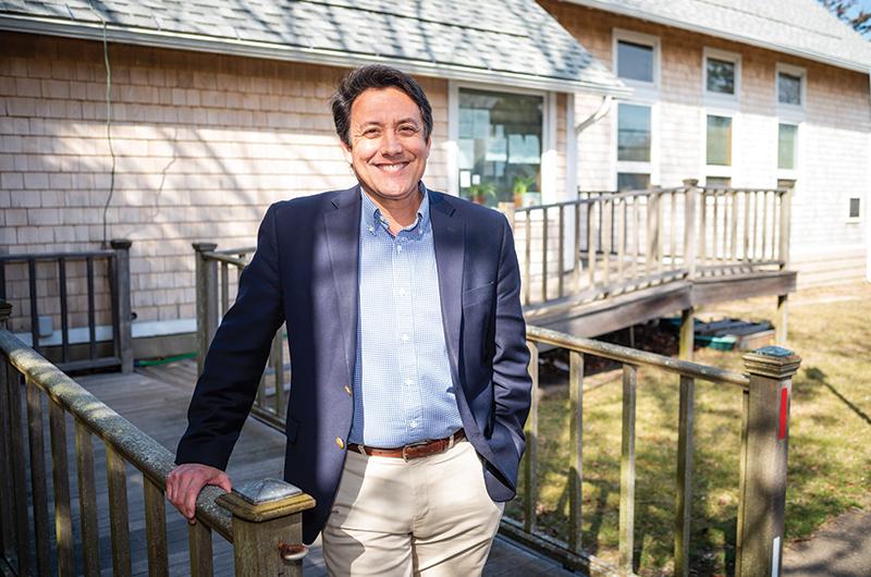 Island school district superintendent Richie Smith did the Vineyard Shuffle with his family for a few years before finding a permanent home.